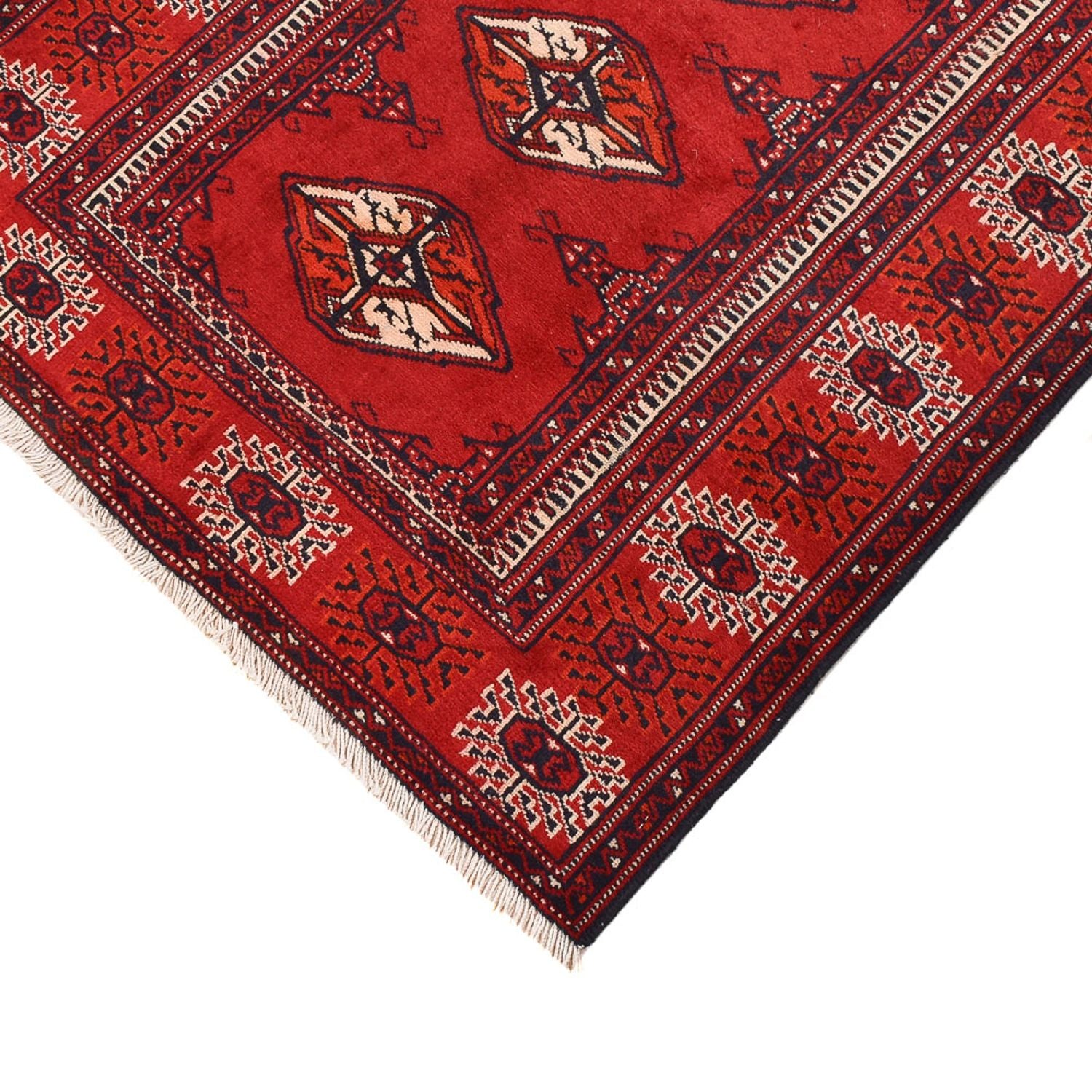 Alfombra de pasillo Alfombra Turkaman - 353 x 89 cm - rojo
