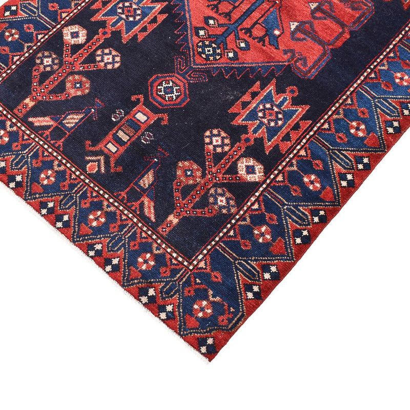 Alfombra de pasillo Alfombra persa - Nómada - 285 x 102 cm - azul oscuro