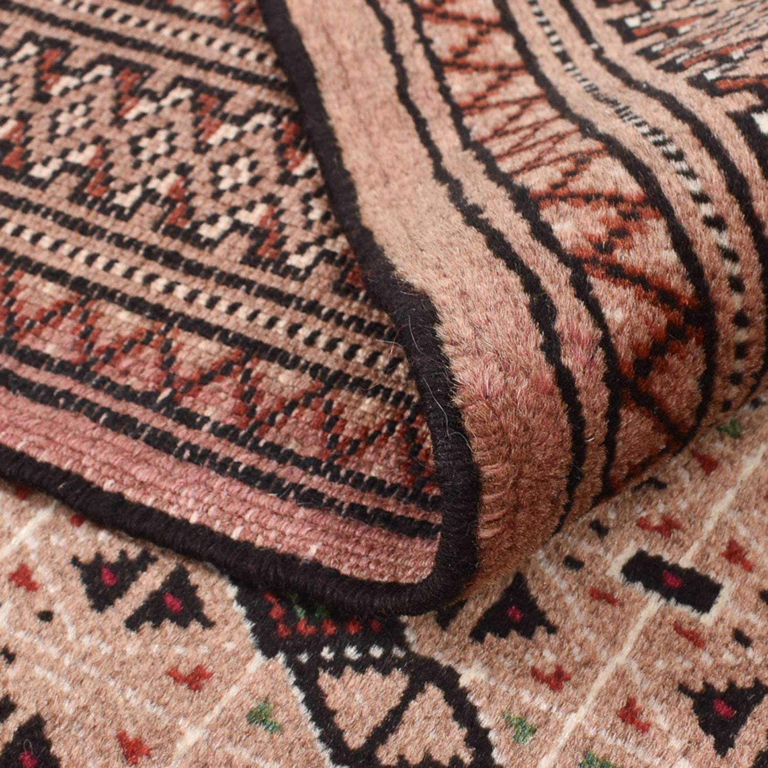 Alfombra de pasillo Alfombra Turkaman - 193 x 83 cm - rojo claro