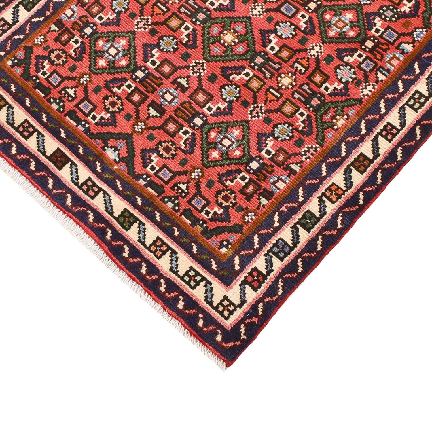 Alfombra de pasillo Alfombra persa - Nómada - 198 x 67 cm - rojo
