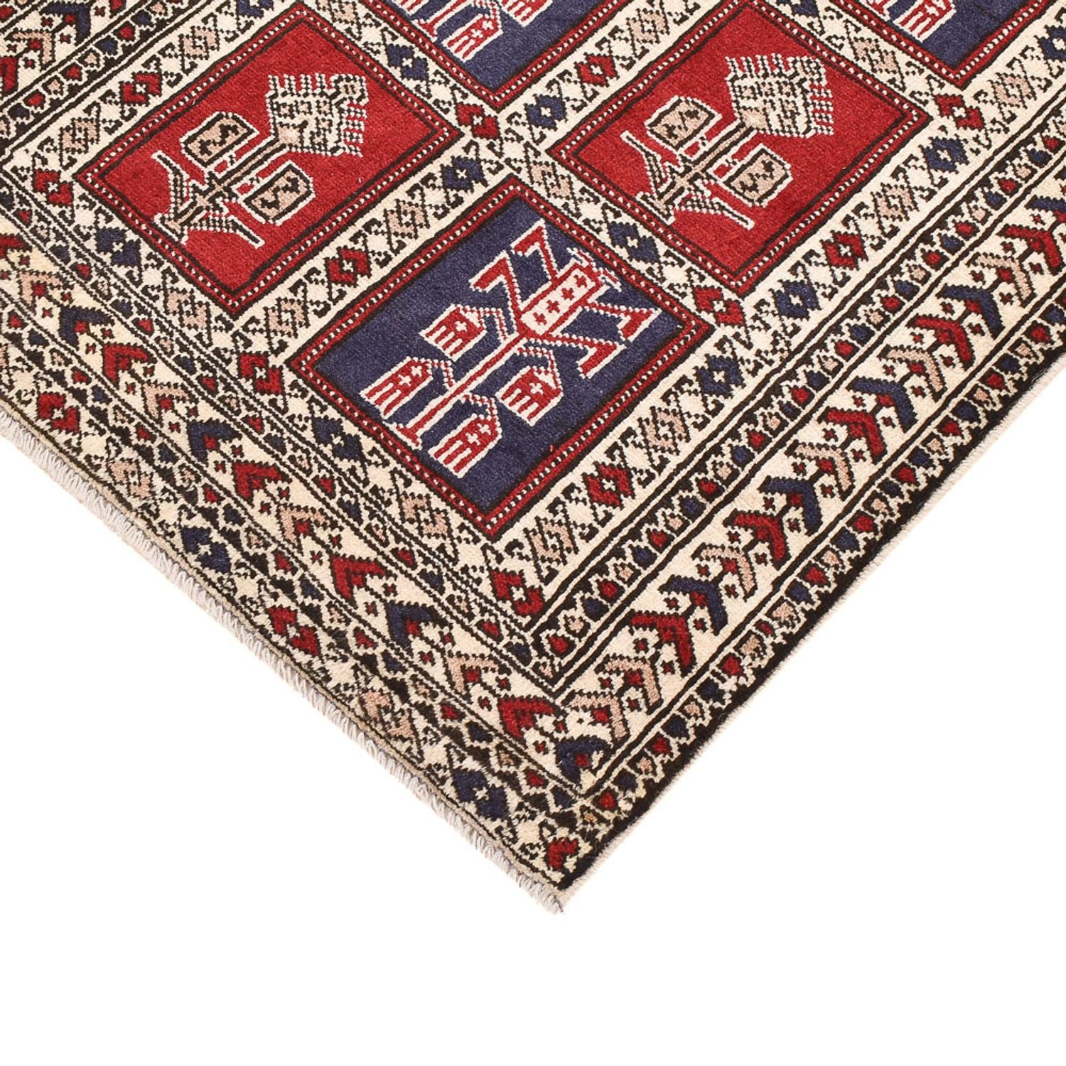 Alfombra de pasillo Alfombra Turkaman - 190 x 78 cm - multicolor