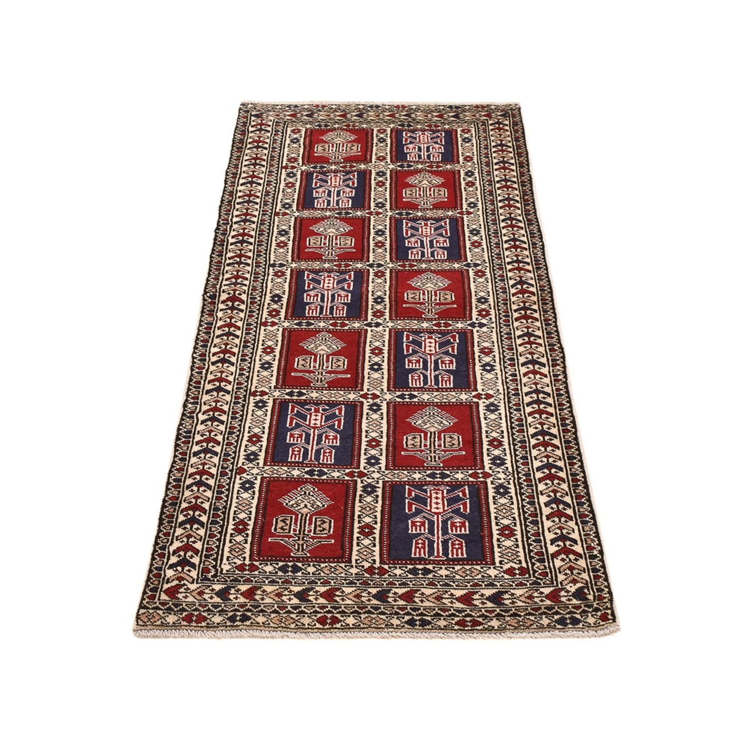 Alfombra de pasillo Alfombra Turkaman - 190 x 78 cm - multicolor