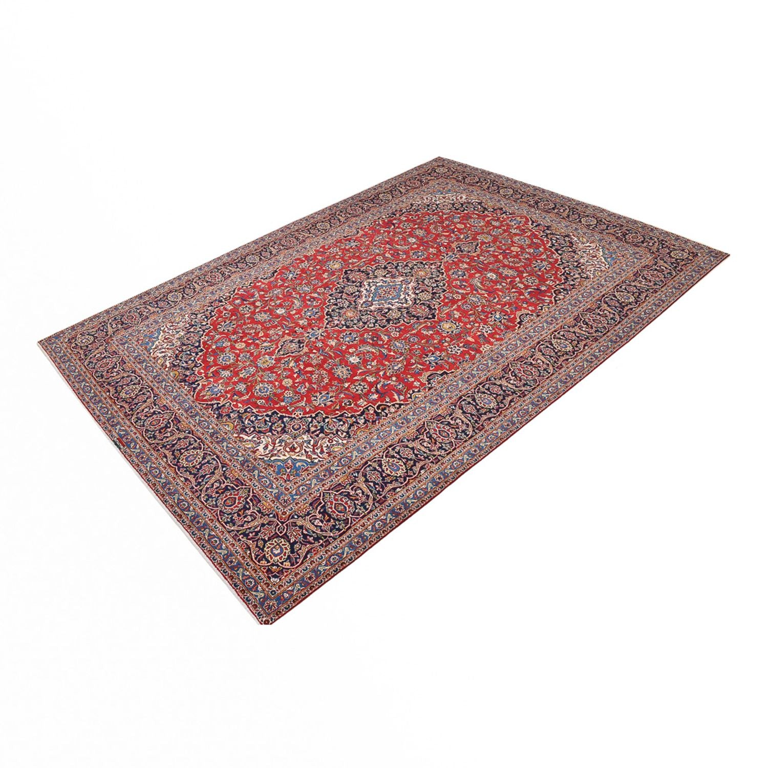 Alfombra persa - Keshan - 383 x 273 cm - rojo
