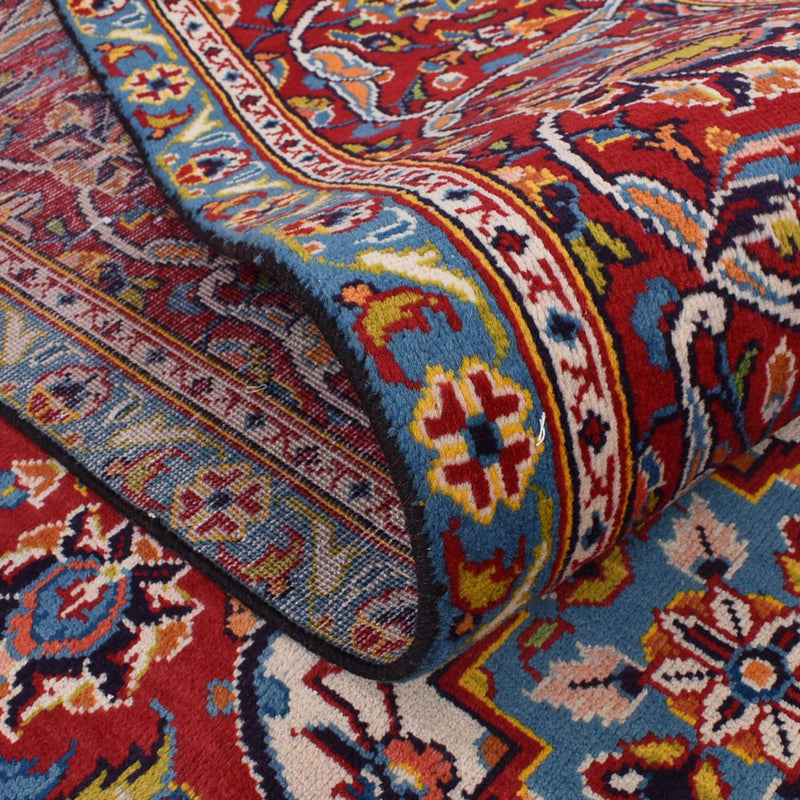 Alfombra persa - Keshan - 345 x 232 cm - rojo oscuro