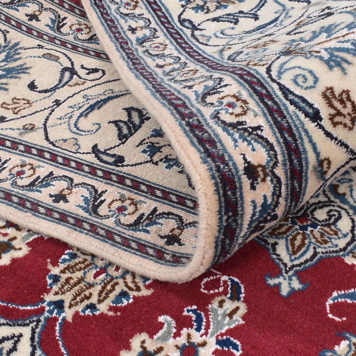 Alfombra persa - Nain - 292 x 202 cm - rojo