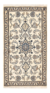 Alfombra persa - Nain - 139 x 73 cm - crema