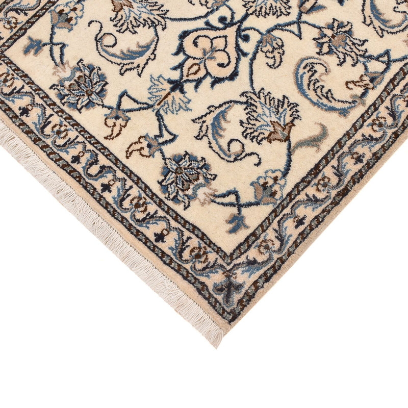 Alfombra persa - Nain - 139 x 73 cm - crema