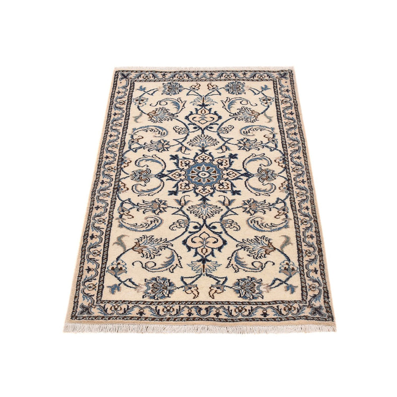 Alfombra persa - Nain - 139 x 73 cm - crema