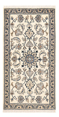 Alfombra persa - Nain - 133 x 69 cm - crema