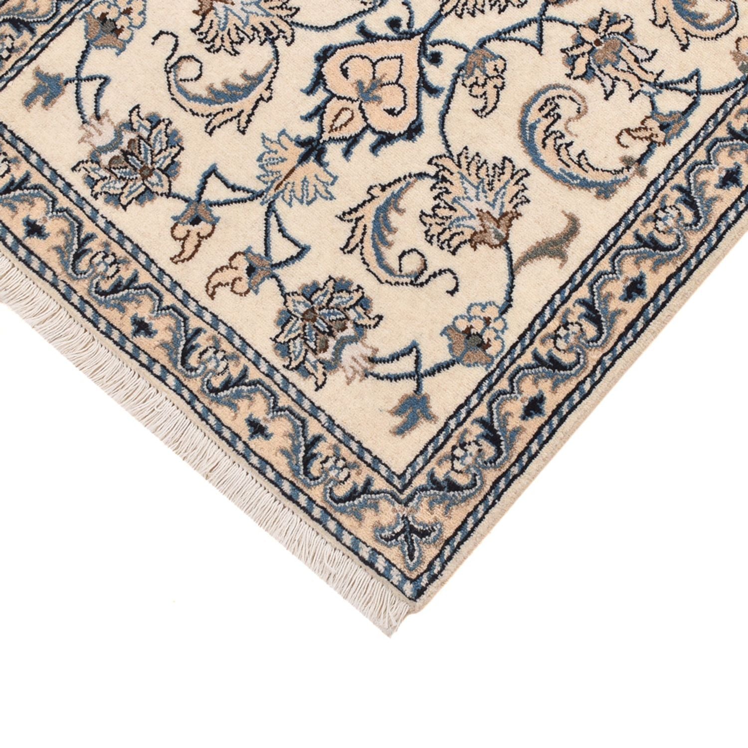 Alfombra persa - Nain - 133 x 69 cm - crema