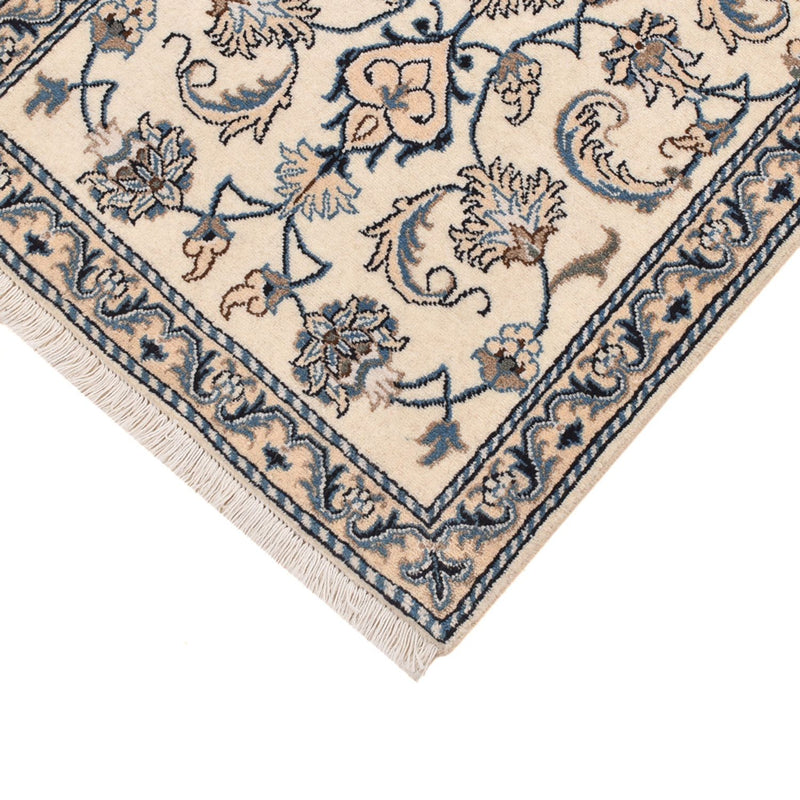 Alfombra persa - Nain - 133 x 69 cm - crema