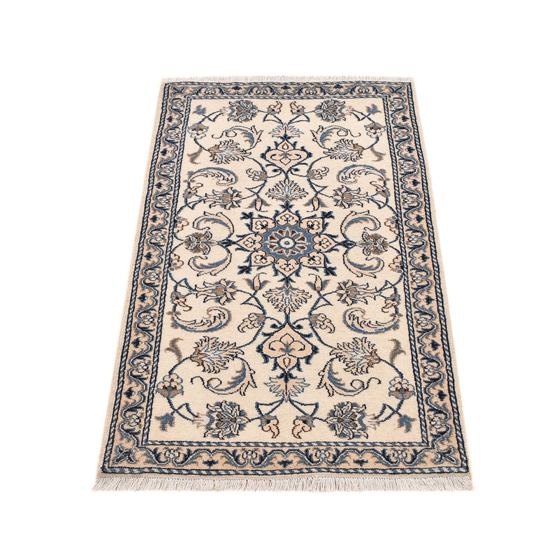 Alfombra persa - Nain - 133 x 69 cm - crema