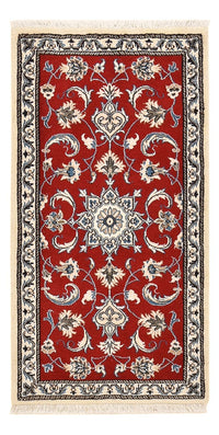 Alfombra persa - Nain - 139 x 71 cm - rojo