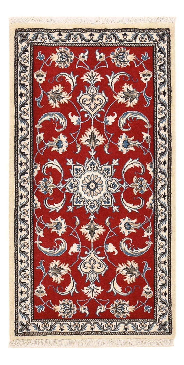 Alfombra persa - Nain - 139 x 71 cm - rojo
