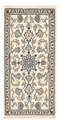Alfombra persa - Nain - 146 x 70 cm - crema