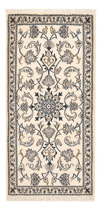 Alfombra persa - Nain - 146 x 70 cm - crema