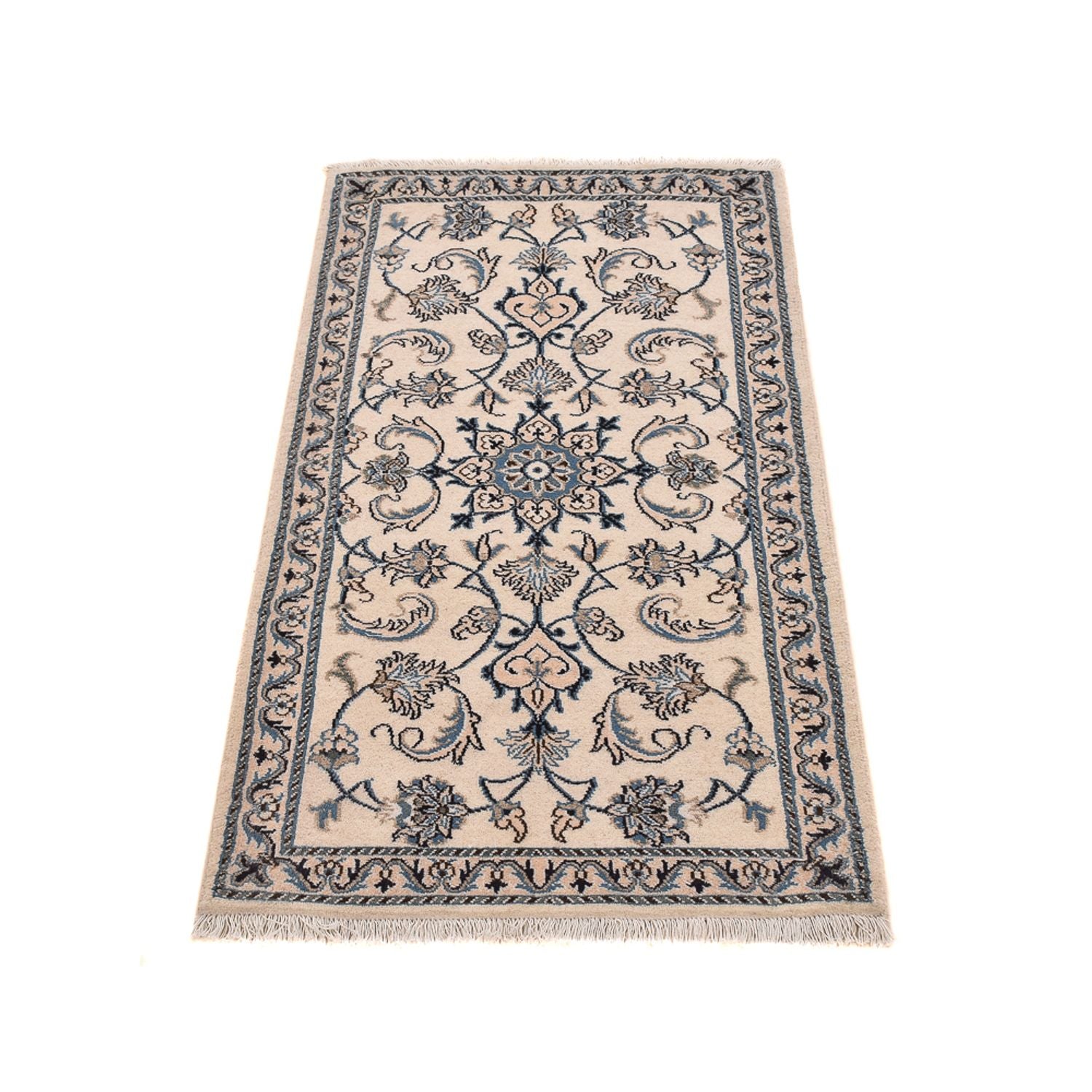 Alfombra persa - Nain - 146 x 70 cm - crema