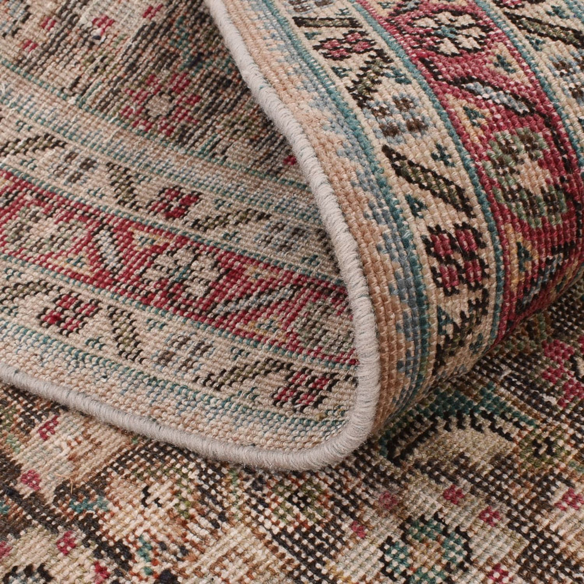 Alfombra Vintage - 182 x 136 cm - beige