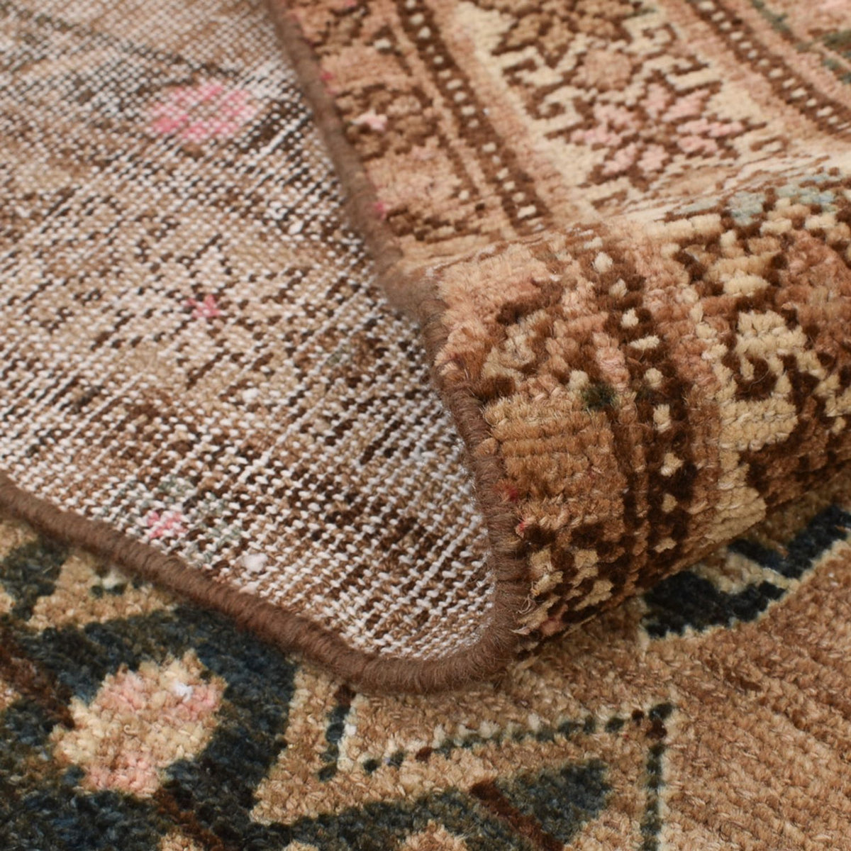 Alfombra Vintage - 186 x 126 cm - rojo claro