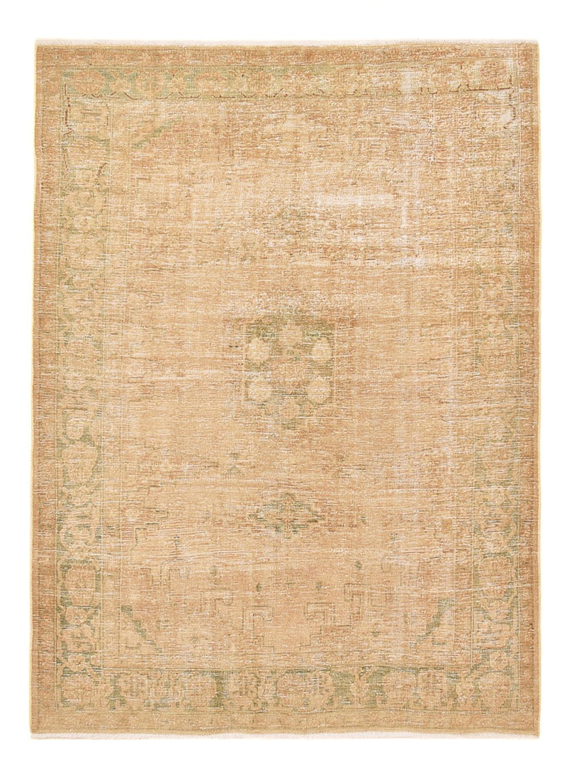 Alfombra Vintage - 206 x 145 cm - beige oscuro