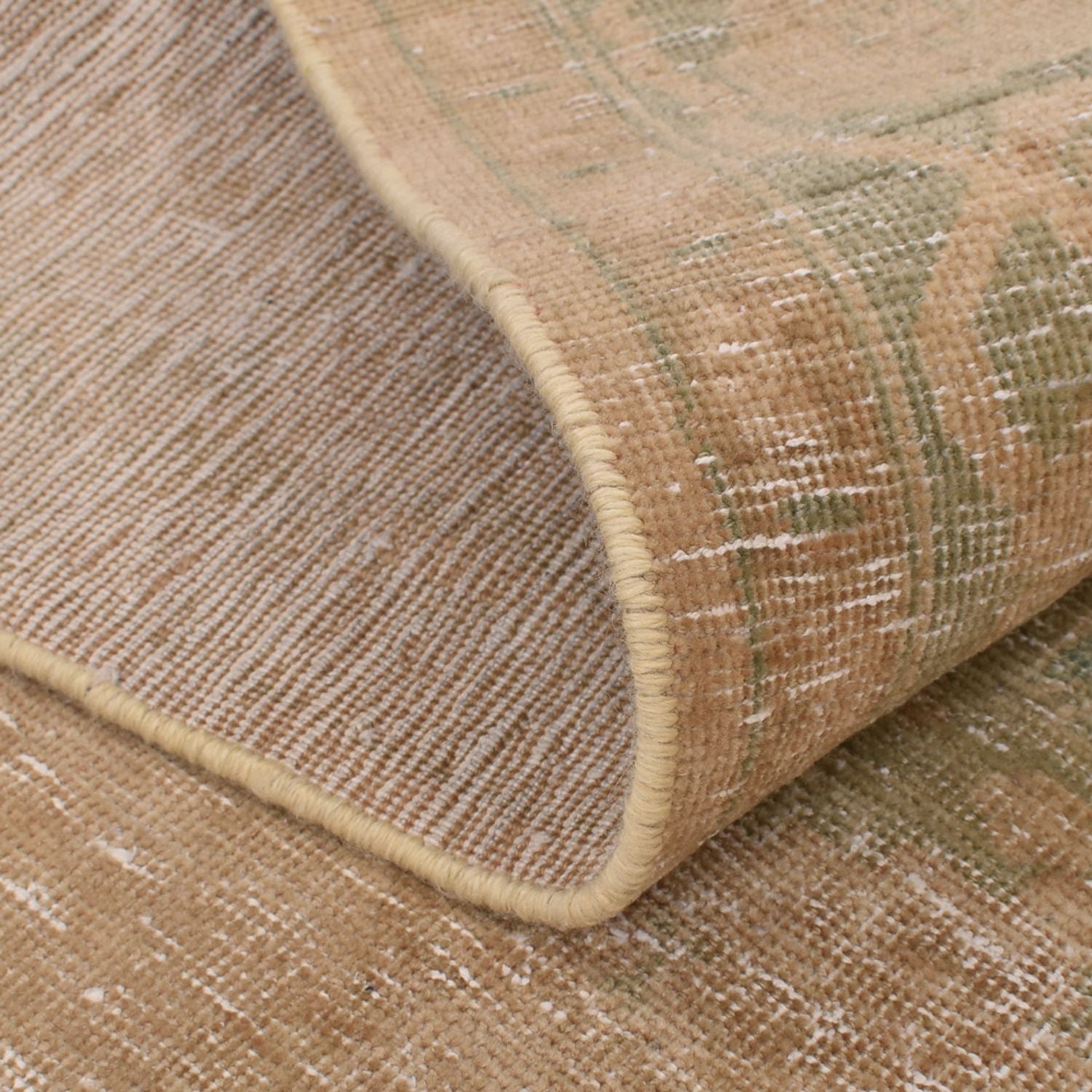 Alfombra Vintage - 206 x 145 cm - beige oscuro