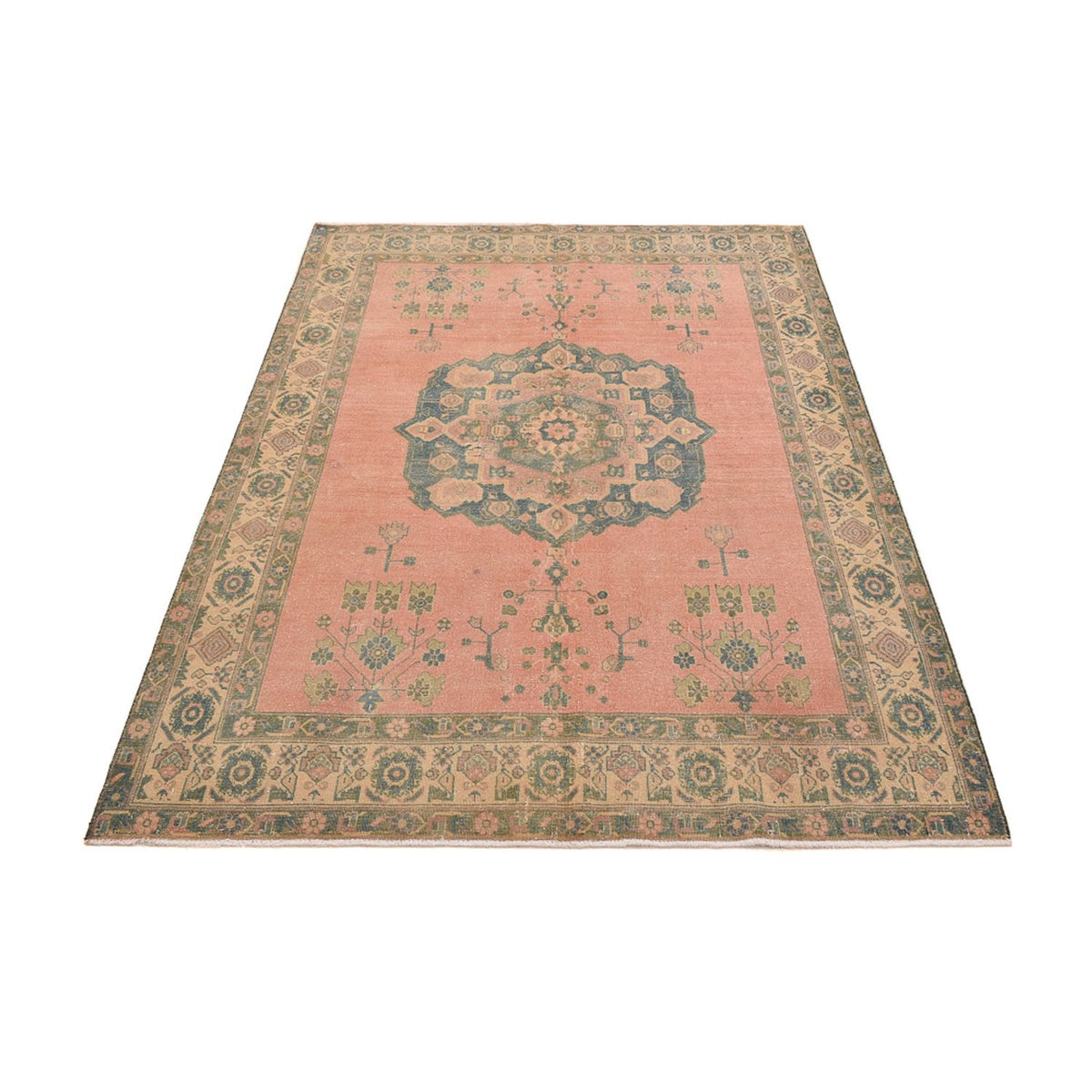 Alfombra Vintage - 233 x 163 cm - rojo claro