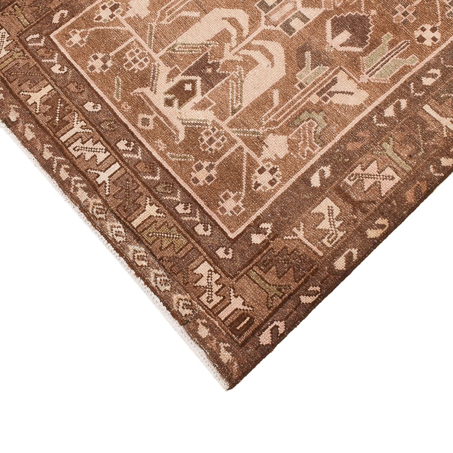 Alfombra de pasillo Alfombra Vintage - 297 x 104 cm - beige oscuro