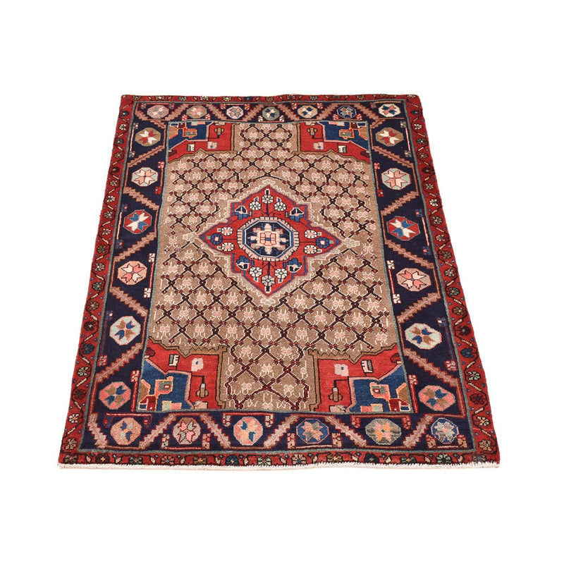 Alfombra persa - Nómada - 146 x 97 cm - multicolor
