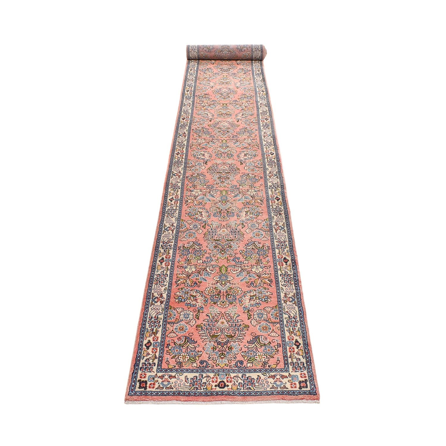Alfombra de pasillo Alfombra persa - Clásica - 600 x 79 cm - rojo claro