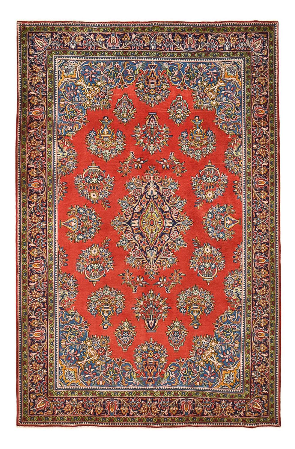 Alfombra persa - Real - 333 x 218 cm - rojo