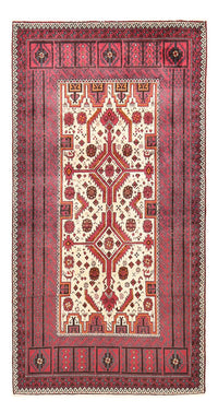 Alfombra de pasillo Alfombra Belutsch - 198 x 102 cm - púrpura