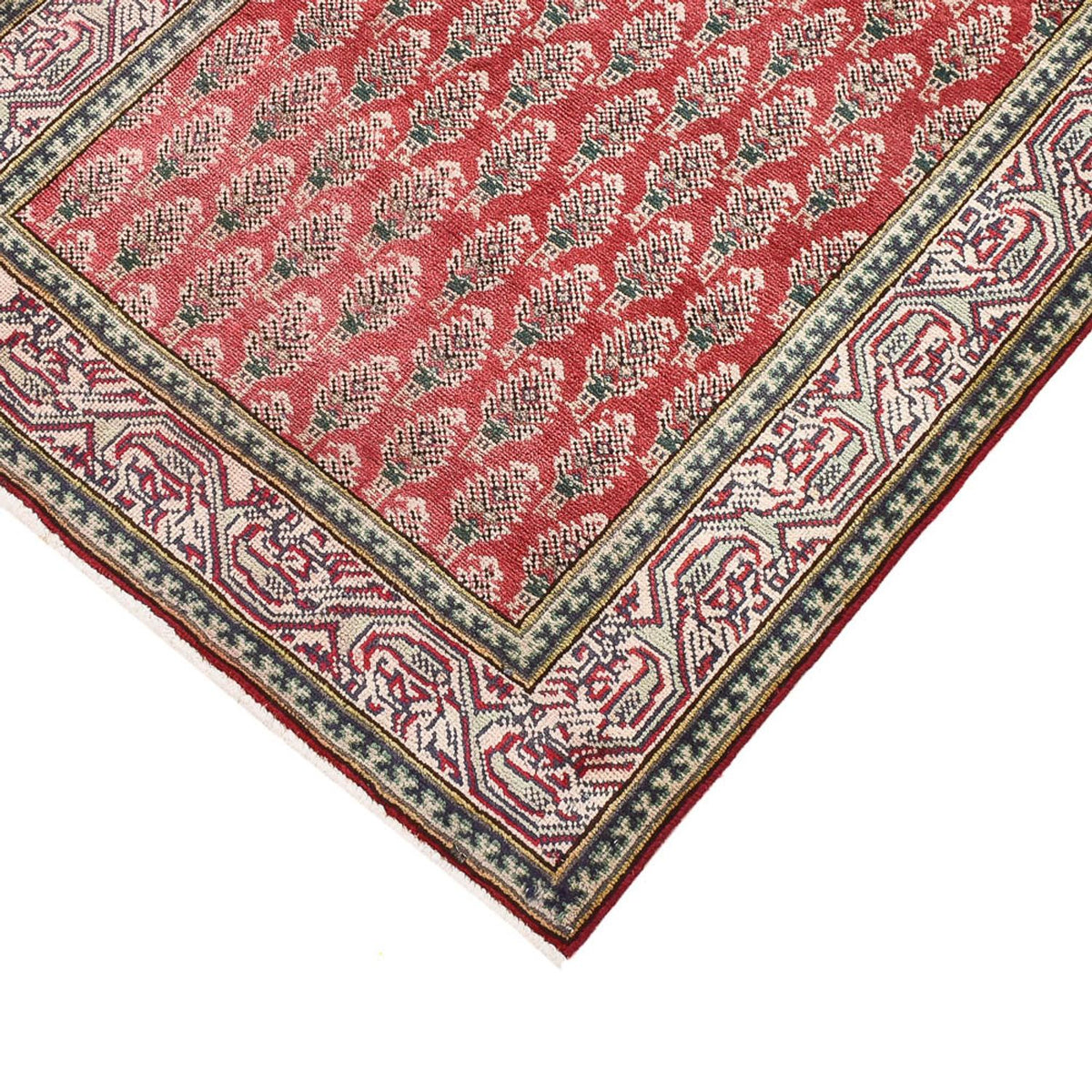 Alfombra de pasillo Alfombra persa - Tabriz - 340 x 83 cm - rojo