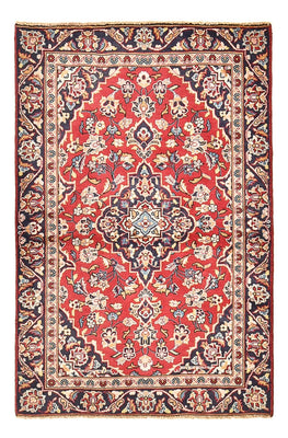 Alfombra persa - Keshan - 138 x 90 cm - rojo