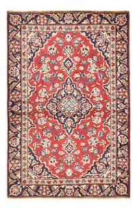 Alfombra persa - Keshan - 138 x 90 cm - rojo