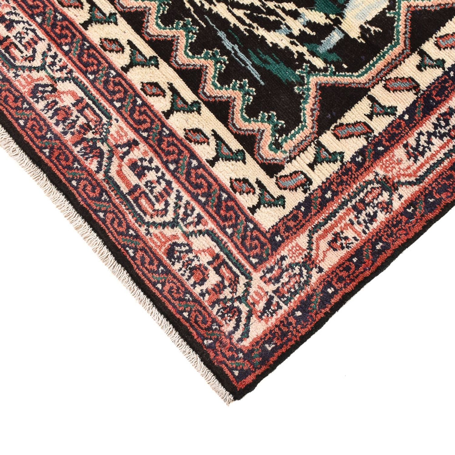 Alfombra persa - Nómada cuadrado  - 118 x 101 cm - multicolor