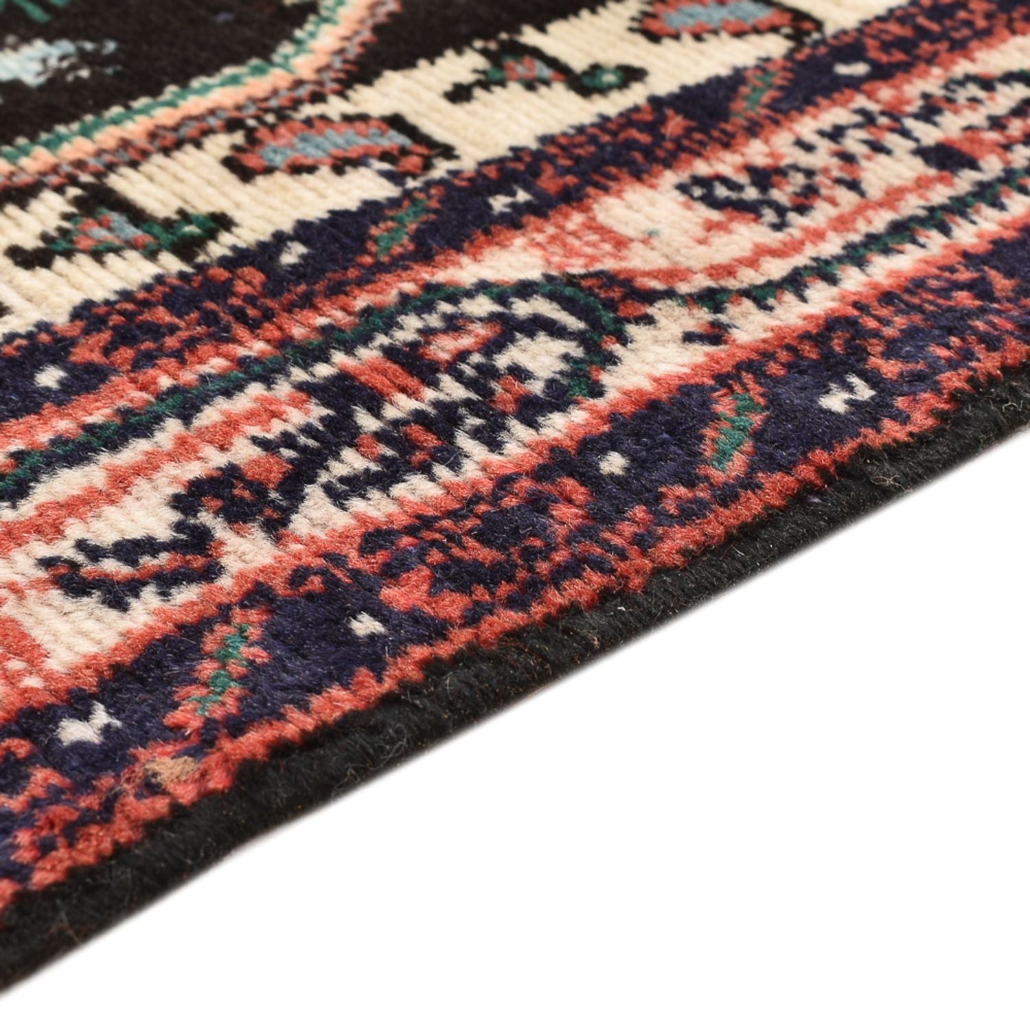 Alfombra persa - Nómada cuadrado  - 118 x 101 cm - multicolor