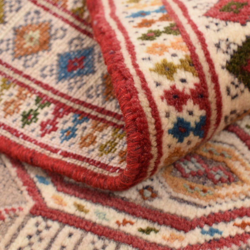 Alfombra Turkaman - 78 x 64 cm - rosa