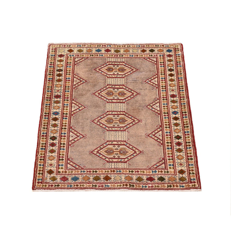 Alfombra Turkaman - 78 x 64 cm - rosa