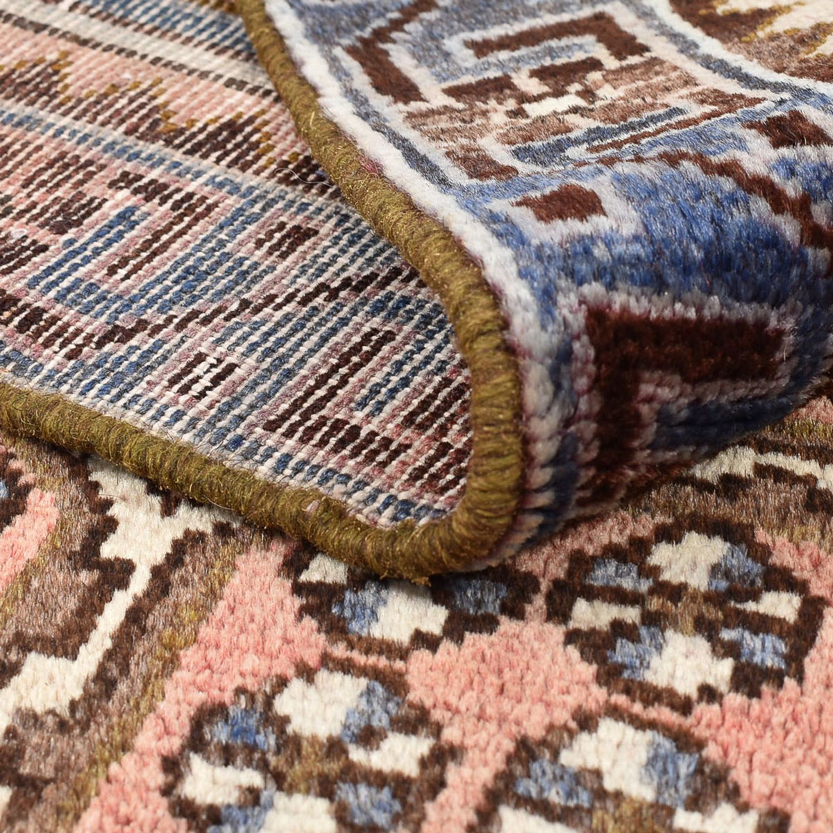 Alfombra persa - Nómada - 155 x 112 cm - multicolor