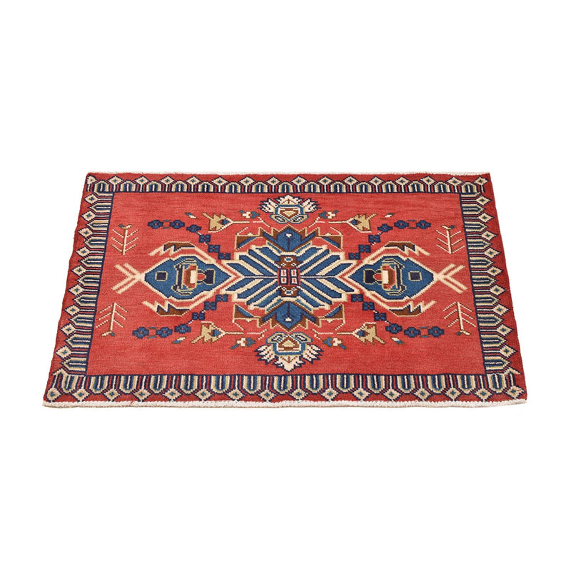 Alfombra persa - Nómada - 93 x 57 cm - rojo