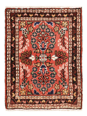 Alfombra persa - Nómada - 62 x 47 cm - rojo claro