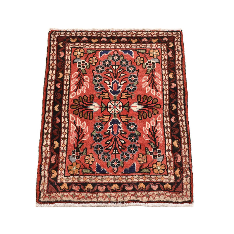 Alfombra persa - Nómada - 62 x 47 cm - rojo claro