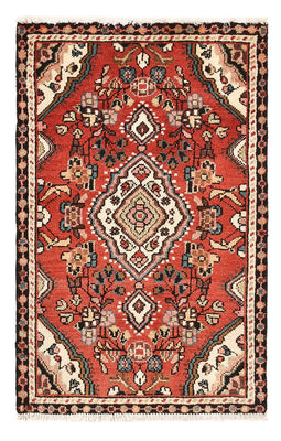 Alfombra persa - Nómada - 89 x 58 cm - rojo