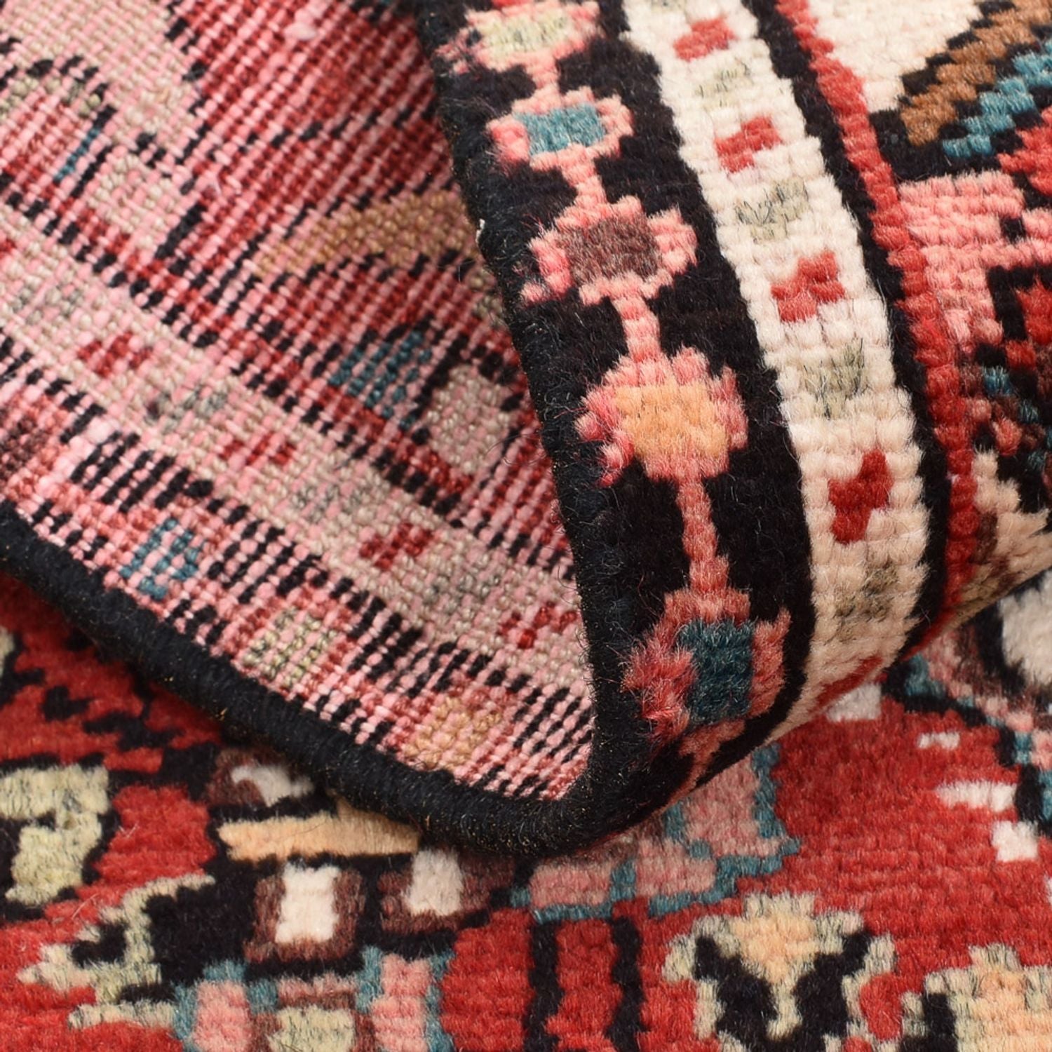 Alfombra persa - Nómada - 89 x 58 cm - rojo