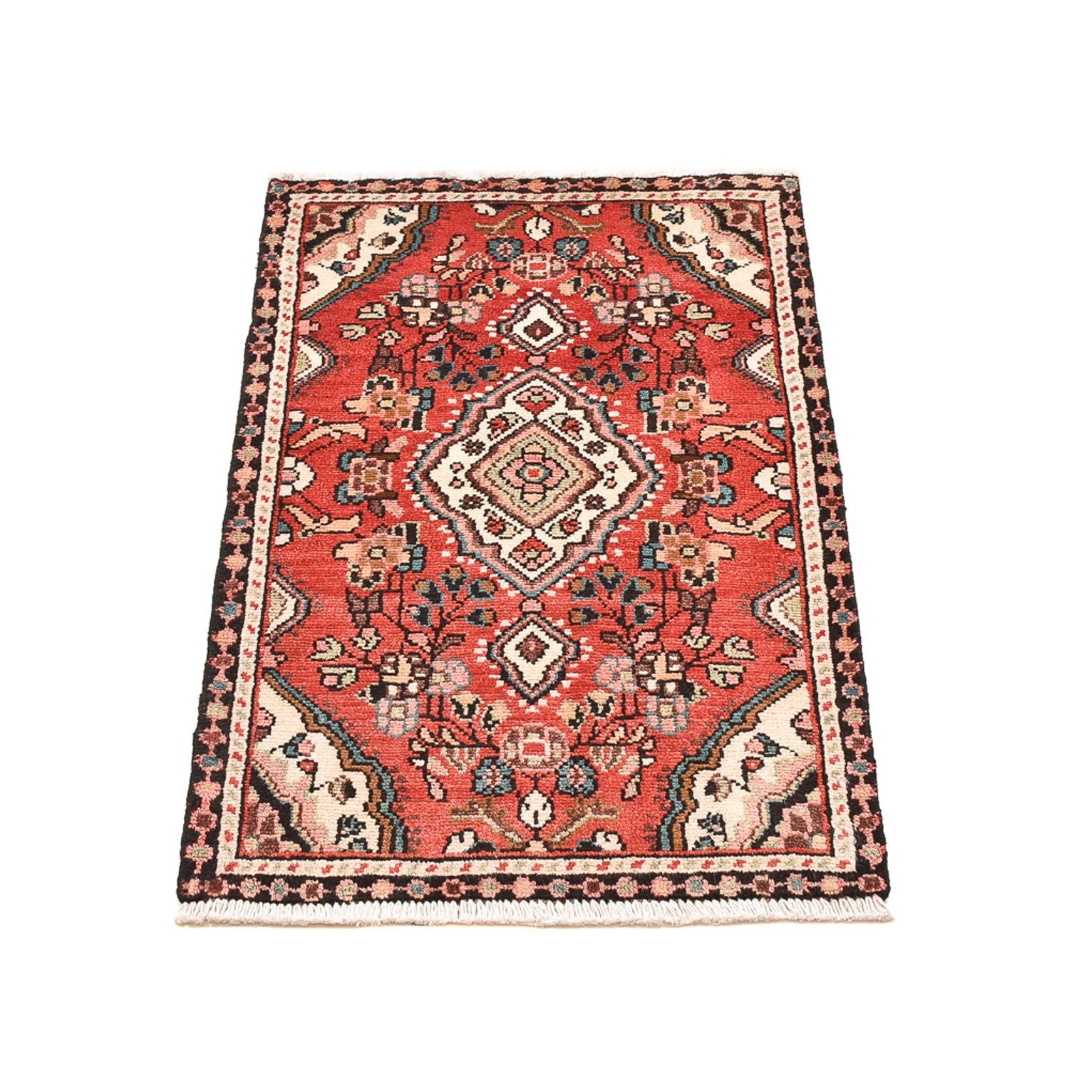 Alfombra persa - Nómada - 89 x 58 cm - rojo