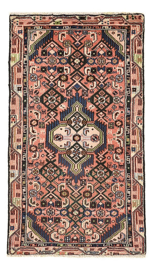 Alfombra persa - Nómada - 93 x 53 cm - rojo claro