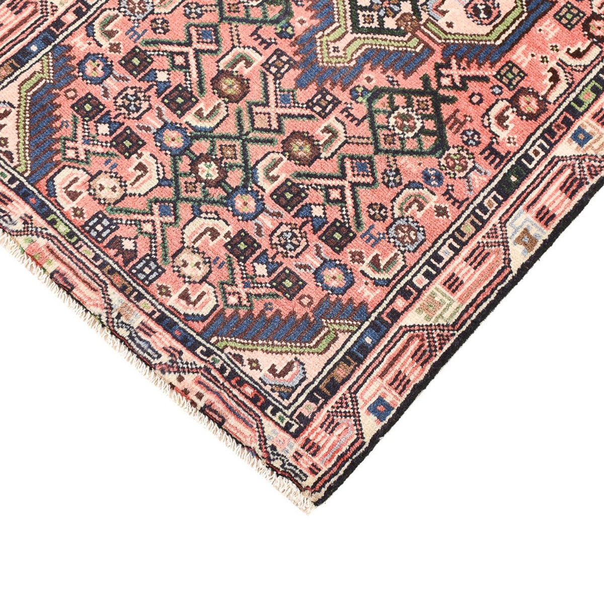 Alfombra persa - Nómada - 93 x 53 cm - rojo claro