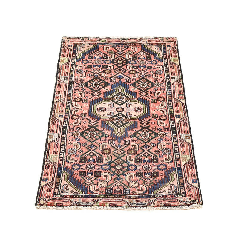 Alfombra persa - Nómada - 93 x 53 cm - rojo claro