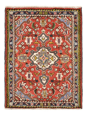 Alfombra persa - Nómada - 75 x 57 cm - rojo