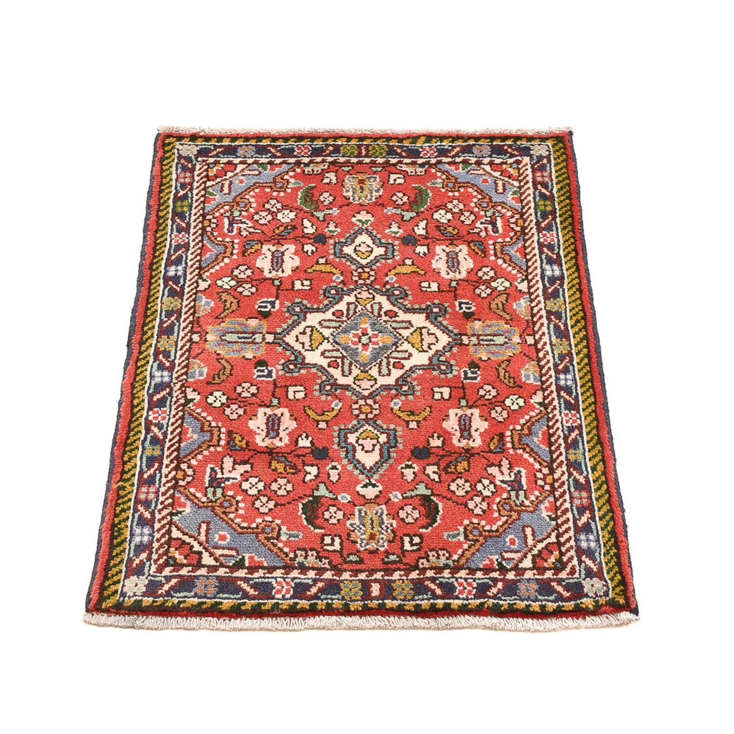 Alfombra persa - Nómada - 75 x 57 cm - rojo